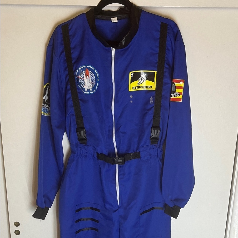 Source Unknown Blue Space Jumpsuit size medium